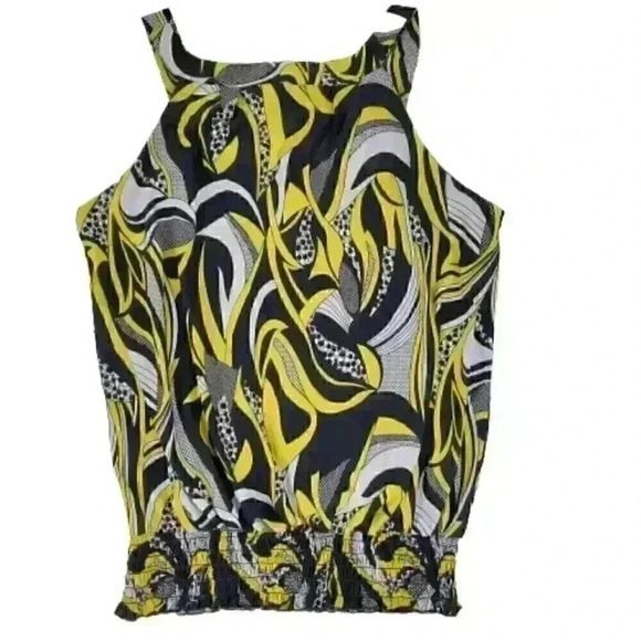 Luwa Tiks Women's Blouse Size 1X Sleeveles Polyester - Picture 2 of 6